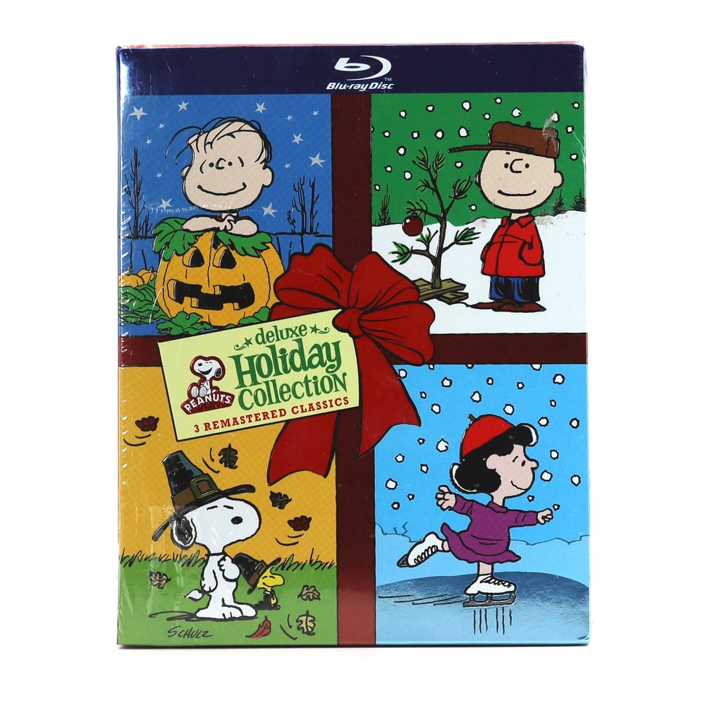 Peanuts Deluxe Holiday Collection Blu-ray Kids Remastered Christmas Box NEW